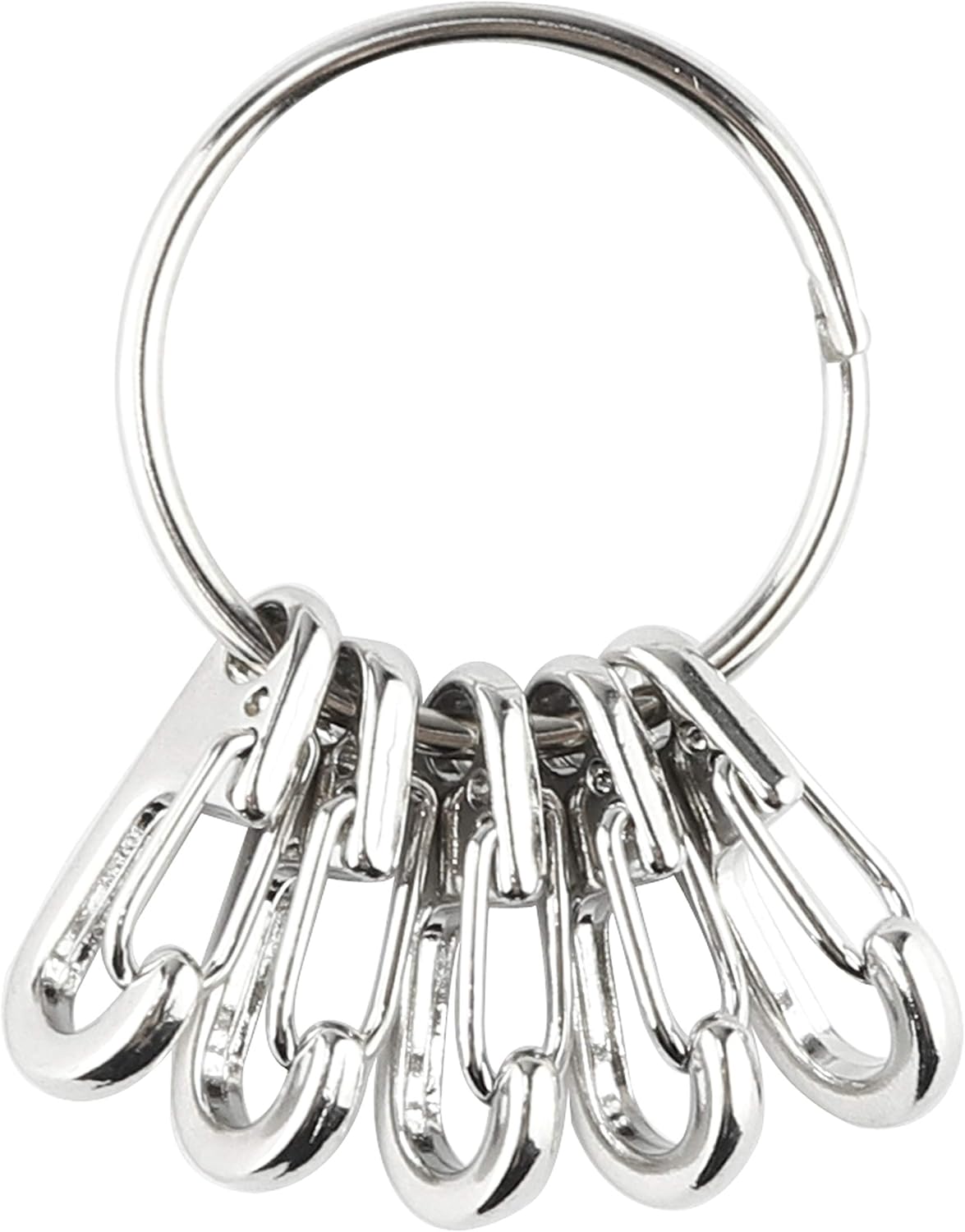 SWATOM Small Mini Carabiner Clip Tiny Spring Snap Hook Keychains Micro Carabiners for Paracord EDC Alloy Key Rings Outdoor Hiking Fishing Camping Backpack Accessories