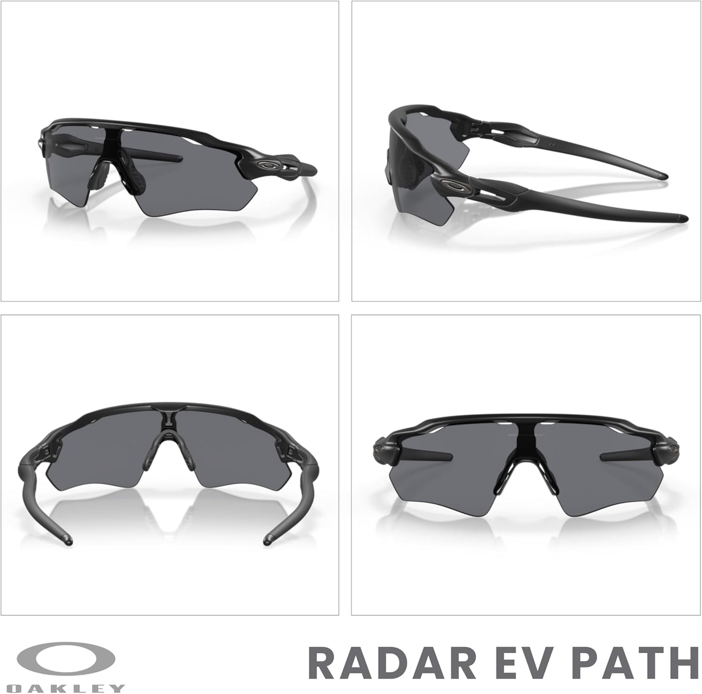 OAKLEY Radar EV Path OO9208 Sunglasses For Men+ Bundle Accessory Leash Kit, Microfiber Pouch