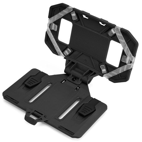 Jueachy Tactical Vest Phone Mount: Plate Carrier Phone Holder - Pouch Molle Cell Phone Holder for Screen Size 4.7"-6.7" Black