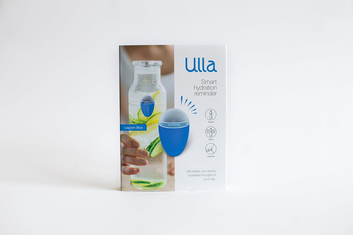 ULLA Drink Water Reminder, Smart Light for Water Bottle, Fits Most Bottles, Lights Up when Time to Drink, Hidrate Smart Water Bottle Reminder to Drink, Smart Hydration Reminder, Water Tracker - CACTUS