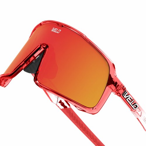 VELO Shades Changeup – Phantom – Baseball/Softball Sunglasses – By Jax at The Bullpen Training (Red Lava, Large Adult)