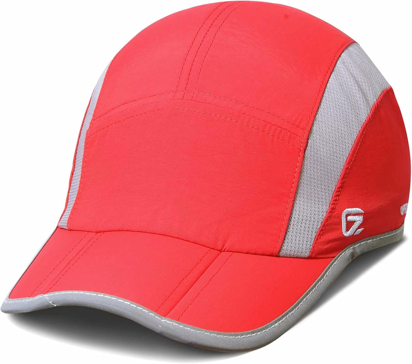 TITECOUGO Reflective Folding Hat Unstructured Breathable Design UPF 50+ Sun Protection Sport Running Cap