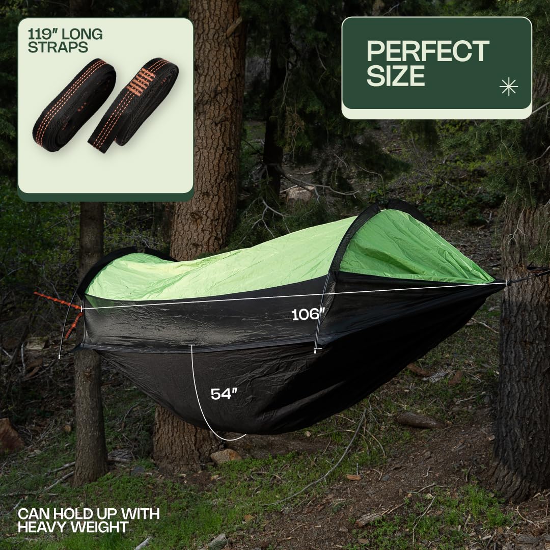 Camping Hammock Tent - Hammock for Camping - Portable Travel Hammock - Versatile Camping - Accessories for Camping - Hammock Tent by Altena