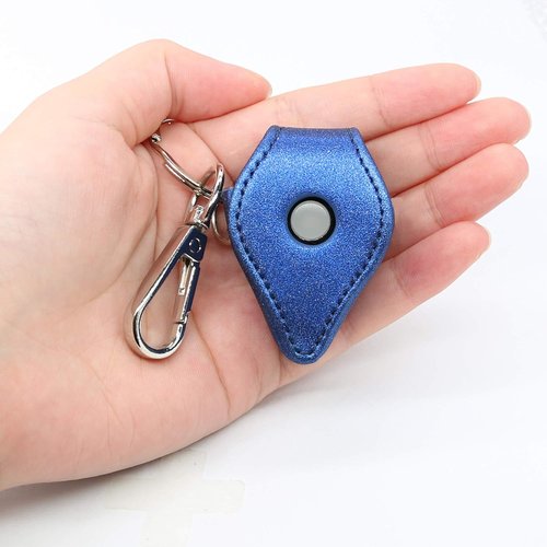 Case for GO Plus, Go Plus Case Cover Skins, Go Plus Holder Accessories with Keychain Carabiner, Glitter Seablue. by Logity