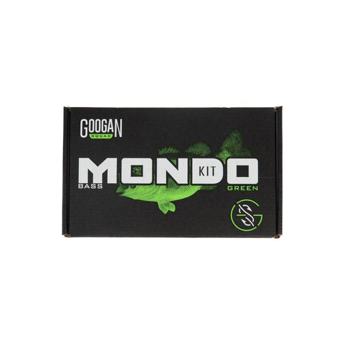 Googan Squad Mondo Kit Green Series – Mystery Tackle Box Bass Fishing Kit with Comprehensive Lures Set for Largemouth and Smallmouth – Bass Lure Includes Banger, Zinger, Juicee Jig & Krackin’ Craw