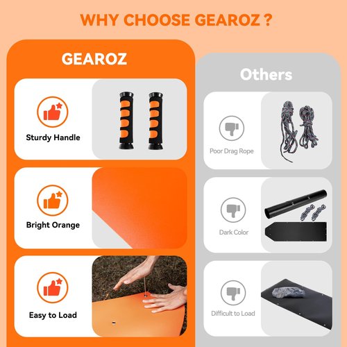 GearOZ BUY TOGETHER and SAVE-deer drag sled & game meat bags