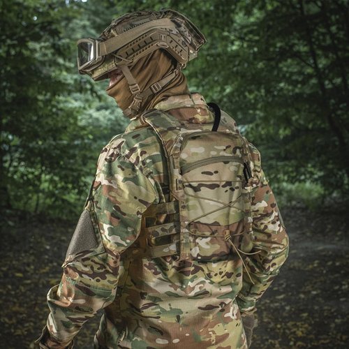 Tactical General Purpose Pocket 12x5 GP Pouch 1.5L Hydration Bag Carrier Backpack Organizer MOLLE + Belt (MC)