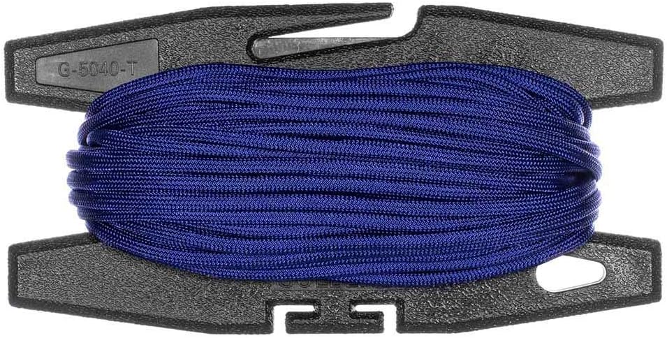 Paracord Spool Tool with 50 or 100 Feet of 550 7-Strand Parachute Cord - USA Made