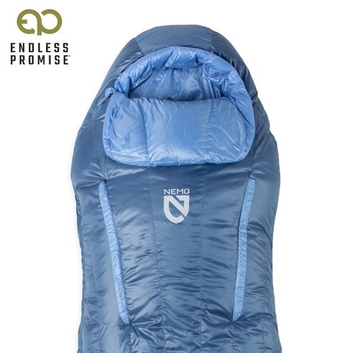 NEMO Equipment Disco Men's & Women's Endless Promise Down Sleeping Bag - Blue Horizon - Regular