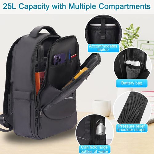 Cooling Backpack Ventilation Frame with Fans - Sweat Proof Airflow Backpack Breathable Lightweight Daypack for Hiking Outdoor