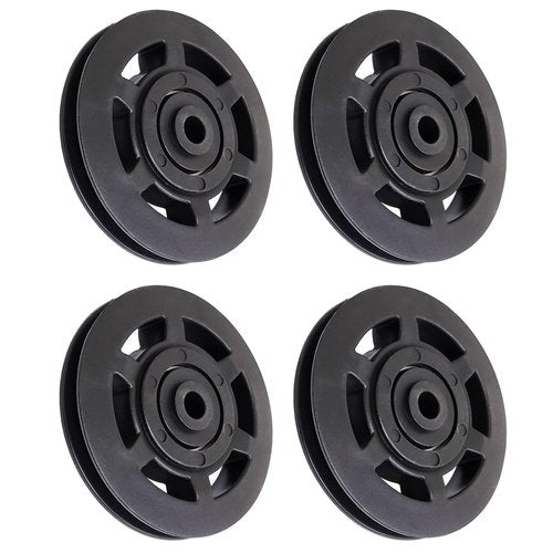 4X Bearing Pulley Wheel GYM Fitness Equipment Part Cable 3-3/4 Inch