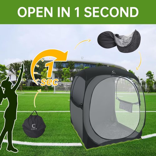 Nice C Sport Tent, Bubble Tent, Sport Pod, Instant Tents Shelter, with Rain Fly, Sealed Floor, for Sports, Camping, Events (1-2 Person)