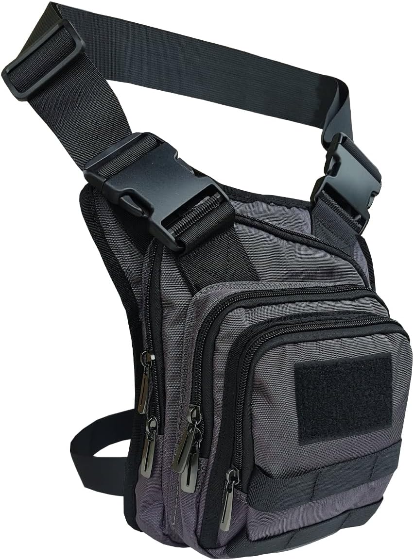 Thigh Pack, Larswon Leg Bag Thigh Pouch Bag Tactical Waist Bag Motorcycle Bag Waterproof