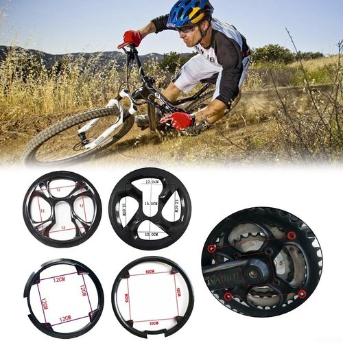 48T Bike Chain Guard Protector, Bike Crankset Chain Wheel Cover Shield, 12Cm Chainring Guard Sprocket Cover, Cycling Gear Protection For Bicycle, City Road/Mountain Bikes (G4XD-48)