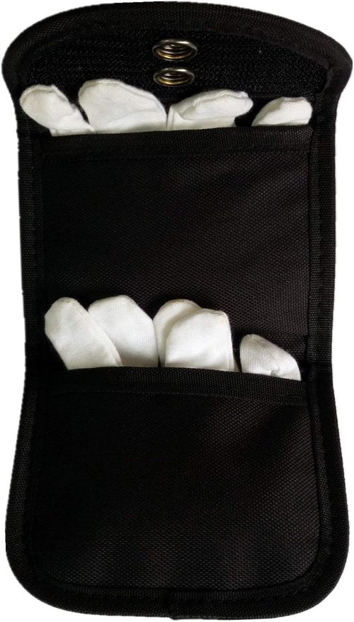 Gloves Pouch for Duty, Police Officer Security Gloves Holder Guard, Tactical Pouch Nylon Black