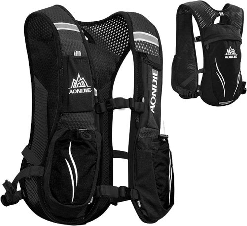 JEELAD Running Hydration Vest Trail Backpack for Women and Men Jogging Trail Race Marathon Cycling Hiking