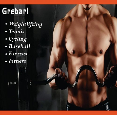 Grebarl Lightweight Gym Gloves, Weightlifting Gloves, Cycling Gloves, Tennis Gloves, Fitness Gloves Full Wrist Support, Breathable with Grip Protection Workout Gloves for Men & Women (X-Large)