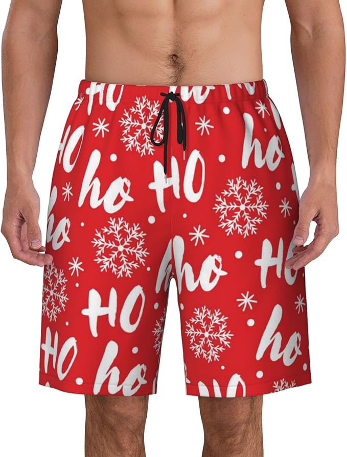 Mens Swim Trunks with Mesh Lining,Quick Dry Swimsuit Board Shorts Beach Pants Swimwear Bathing Suits