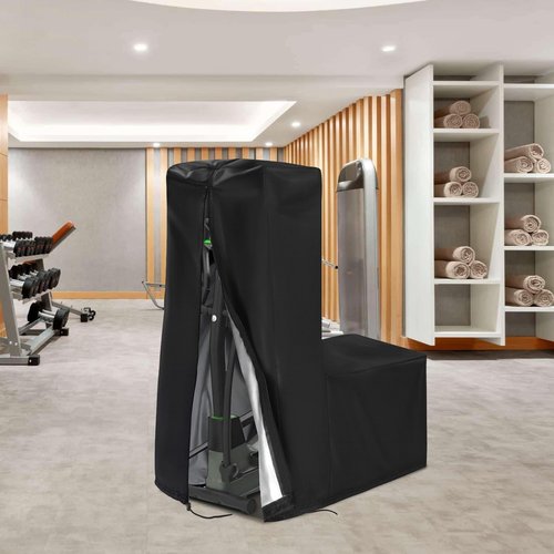MUTUSHI Elliptical Cover Elliptical Exercise Machine Cover for Indoor&Outdoor Home Elliptical Fitness Machine Protective Cover Waterproof & Dustproof 71" L x 29" W x 65" H Black