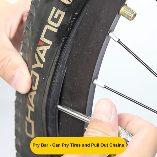 NIPNSCI Multi-tool for Road and Mountain Bikes - Chain Tool, Chain Breaker, Bike Multitool, Tire Repair Kit