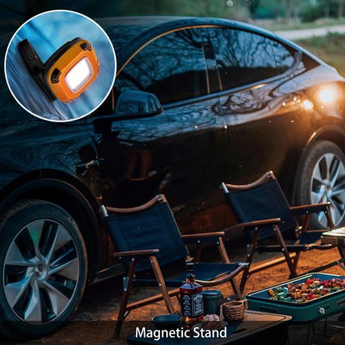 LOFTEK Portable Outdoor Rechargeable Light, 2000lm, 6000mAh Power Bank, 4 Colours Waterproof Magnetic Light for Camping, Hiking, Fishing, Hurricane, Emergency