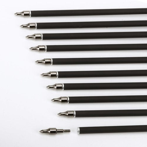 NorthSpoor 14 Pack 30" Archery Carbon Arrows,Practice Hunting Arrow with Removable Tips Shaft Spine 500 Suitable for Recurve Bows