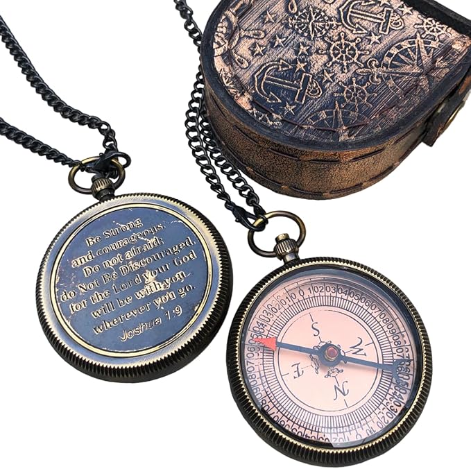 Personalized Brass Compass Wedding Gift, Groomsmen Gift, Wedding Keepsake, Christmas, Baptism, Graduation, Nautical Gift, Anniversary, Father's Day, Long Distance Relationship