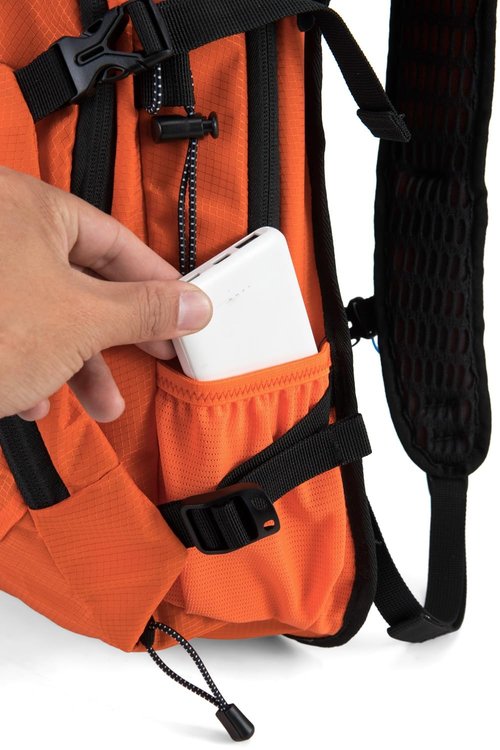 Hydration Backpack Pack with 2L Water Bladder 18L Hiking Backpack Women Men Lightweight Hydropack Insulated Daypack for Biking, Running, Festival (Orange)