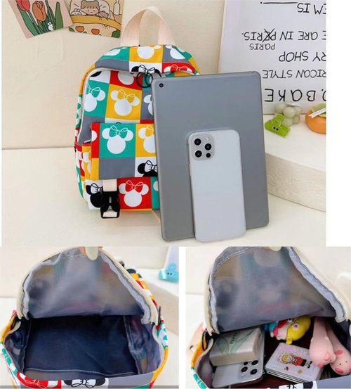 Cute Cartoon Print Fashion Backpack, Small Size (MK)