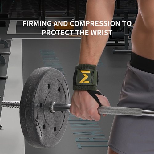 Cinlitek Pro-Grade Weightlifting Wrist Wraps (24") for Gym, Strength Training, and Powerlifting(1 Pair) - Heavy-Duty Thumb Loop Straps for Maximum Wrist Support in Bodybuilding & Fitness (Men & Women)