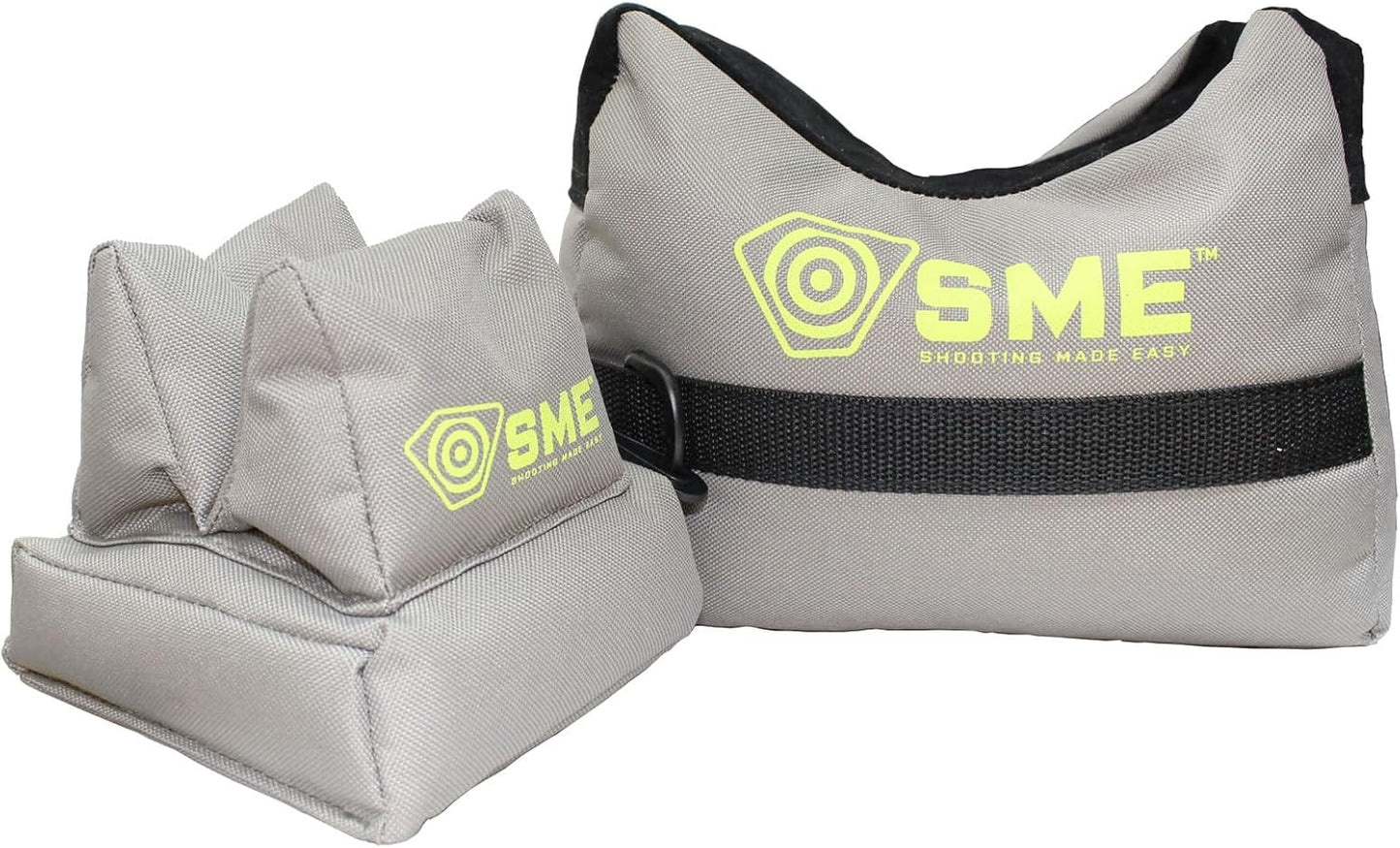 SME 2 Piece Shooting Bags | Durable Versatile Front & Rear Shooting Bags with Non-Slip Bottom & Suede Leather Topper