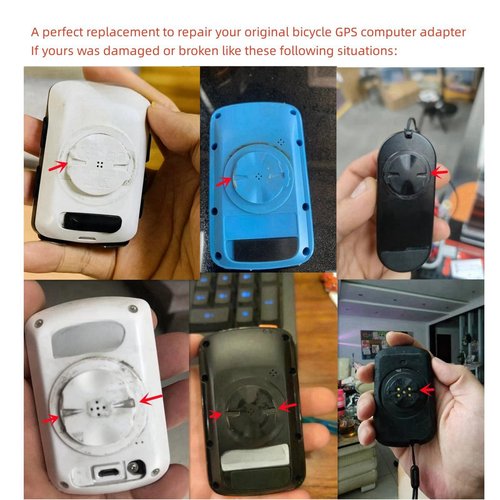 NELboNs Bike Computer Mount Replacement Adapter Compatible with Ed ge 500‌/1050/530 Bike Computer Replacement Part Repair Back Cover
