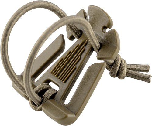 BOOSTEADY Pack of 10 Tactical Gear Clip Molle Web Dominators for Outdoor Hydration Tube Backpack Straps Management with Zippered Pouch