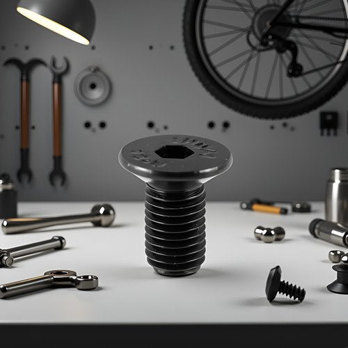 8Pcs Black Bike Shoe Cleat Mounting Screw for SPD - Pedal Steel Pedals Bike Pedals and Cleats and Cleats Parts and Components