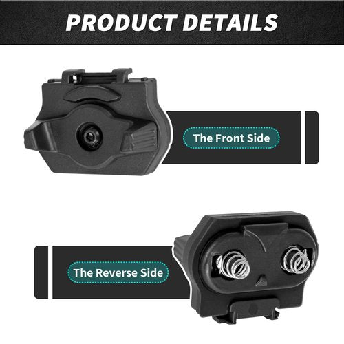 CLSR2U TLR1 Flashlight Pressure Switch Replacement, Compatible with Stream Light Battery Door TLR-1, TLR-1 HL, TLR-2, TLR-2 HL Flashlights, 691136 Flashlight Battery Cover Switch, Black