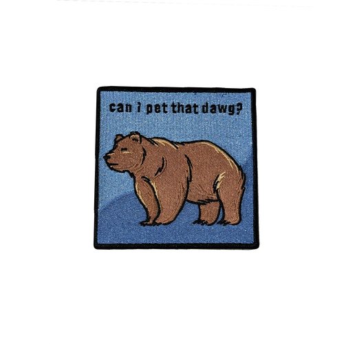 Dawg, FILSEF Morale Patch, Meme Patch, Morale Patch, Military Patch, Hook and Loop, Tactical Backpack, Murph, Veteran Owned, Red, FP-105