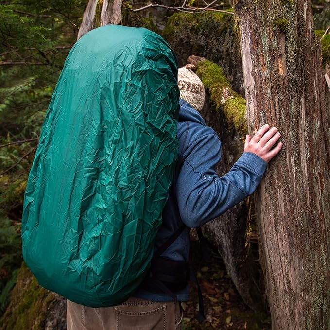 AquaQuest Wingman Backpack Cover - 100% Waterproof - Small, Medium, or Large - Green