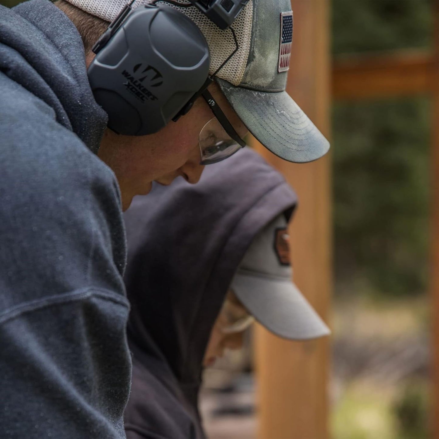 Walker's Razor Slim Shooter Electronic Hunting Folding Hearing Protection Earmuffs