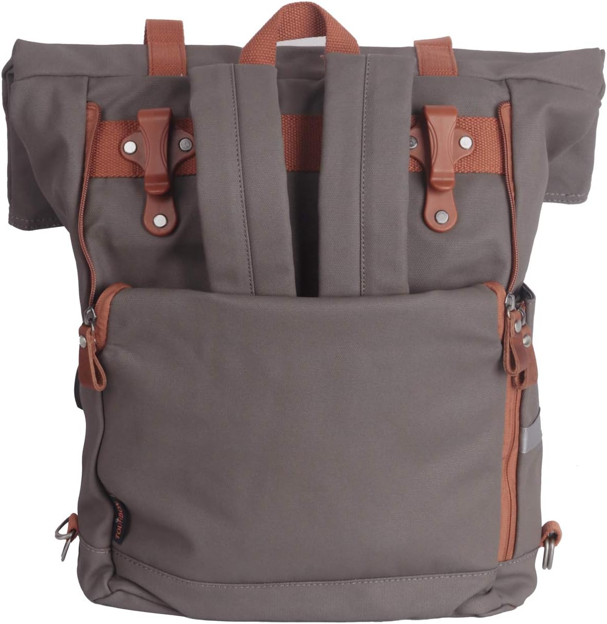 TOURBON Water Resistant Bike Bag Convertible Backpack with Laptop Compartment, Lightweight Quick-clip Bicycle Rear Rack Pannier for Men