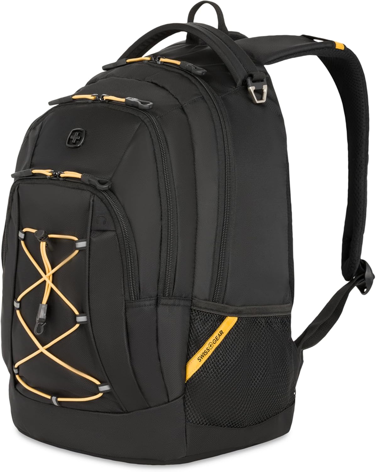 SwissGear 1186 Bungee Backpack, Grey (Laptop Version), 17.75 inch