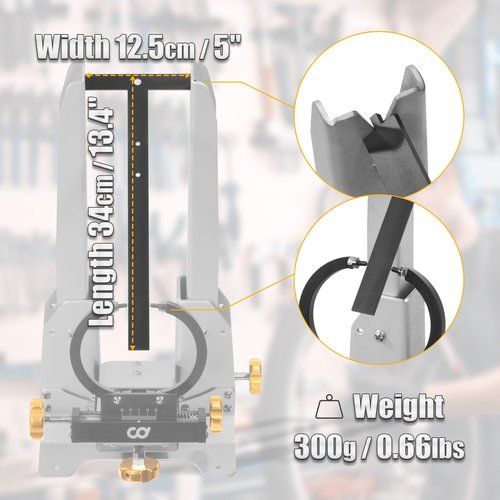 CyclingDeal Bicycle Centering Gauge for Wheel Truing Stand - Professional Bike Centering Maintenance Tool for Precision Rim Alignment