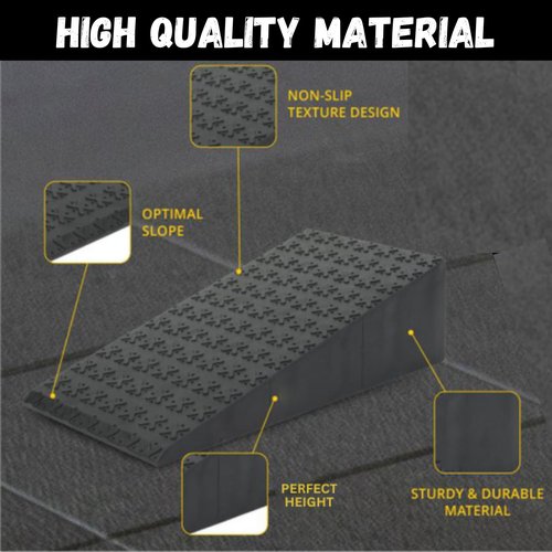 Deep Impact 2PCs Squat Wedge Block – Adjustable Slant Board for Heel Elevated Squats, Calf Raises, Weightlifting, Deadlift Platform, Foot Exercise Ramp for Enhanced Mobility & Strength