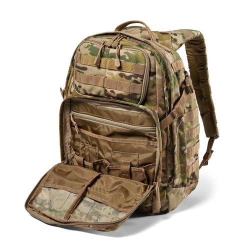 5.11 Tactical Backpack, RUSH 24 2.0 Military Survival Molle Back Pack with Laptop Compartment, 37L, Multicam, Style 56564ABR