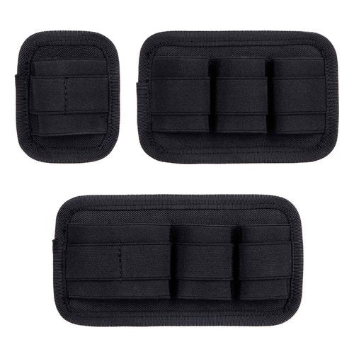 Tactical Backpack Insert Modular Organizers and Storage Pouch, 3 Piece EDC Elastic Bag Insert Pouch Panel Hook Backed Accessories Holder