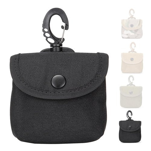 YERGOFE Molle Pouch Tactical Coin Purse - Large Coin Pouch - Qiuck Pouch for Coins Earphone (Black)