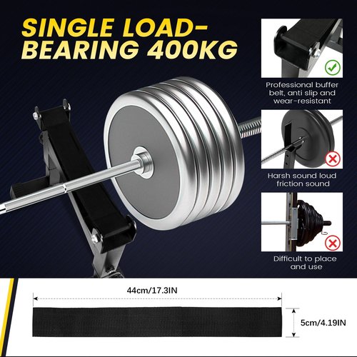 SYNTECSO Deadlift Jack Barbell Stand - Heavy Duty Barbell Jack Deadlift - Adjustable Deadlift Platform for Home Gym Weightlifting Easily Load 880 Lbs
