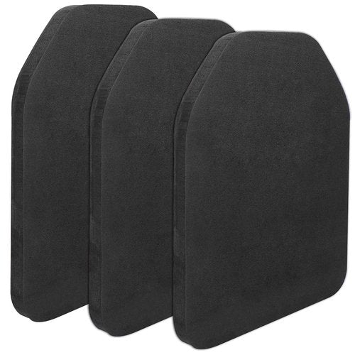 RUENXG 3-Pack EVA Foam Vest Insert Plates 12.8x9.6x1.78 Inch Shock-Absorbing Lightweight Padding for Fitness Training Outdoor Activities & Sports – Durable Universal Fit (Black)
