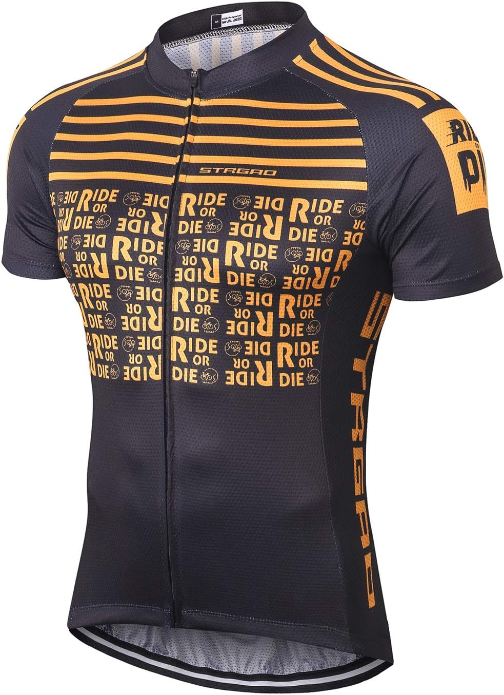 Strgao Men's Cycling Jersey Bike Short Sleeve Shirt