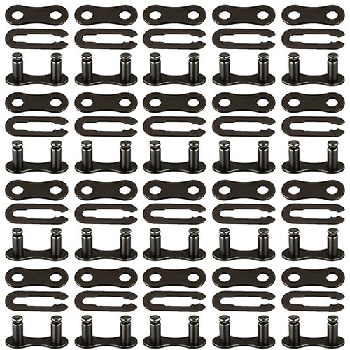20-Pack Bike Chain Metal Master Link - Removable Quick Split Links for Bicycle, Mini Bike, Mountain Bike and Motorcycle Chain Repair