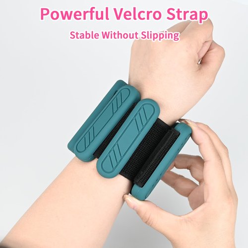 Wrist & Ankle Weights for Women, Adjustable Weights for Leg & Arm,Wearable Ankle Weights for Pilates, Walking, Yoga, Dance, Barre,Gym (Green, 2LB（1LB + 1LB）)